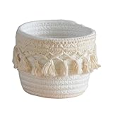 Kosmetische Vitrinen, Boho-Dekorkörbe für Stift,Handgewebter sicherer Aufbewahrungskorb Bürstenhalter | Boho Weiche multifunktionale Vitrinen für Make-up-Anfänger Schönheitsliebhaber
