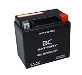 BC BATTERY 12V 4Ah GEL Motorrad Batterie BCTX5L-GEL Motorrad & Roller, wartungsfrei versiegelt vorgeladen ähnlich wie YTX5L-BS