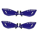 DRESSOOS 2 Paar -handschutz Hut Helme Armaturenbrettschalter Tragbares Ersatz-Protektoren Pedalsperre Fahrzeugmontierte Halterung Zubehör Helm Blue Pp-Kunststoff