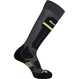 Salomon Spark Unisex-Socken Ski Snowboarden, Wärme, Komfort und bleiben an Ort und Stelle, Schwarz, 75 - 10