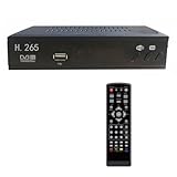 Boddceto DVB T2 HEVC 265 Digitaler TV-Tuner DVB-T2 265 1080P HD-Decoder USB-Terrestrischer TV-Empfänger EPG-Set-Top-Box, EU-Stecker