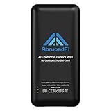 AbruoadFI Mobiles Hotspot-Gerät, Weltweit tragbare WLAN-Box mit High-Speed-Hotspot, kein Vertrag oder SIM-Karte erforderlich, Multi-Carrier-Zugang, 4G LTE Pocket Travel WiFi für 135+ Länder