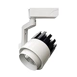 GUODDM LED-Schienenstrahler, Strahler for Bekleidungsgeschäfte, Hintergrundwand, Showroom-Strahler, Aufputz-COB-Schienenbeleuchtung, 20 W, 30 W, 35 W(35W,Warm White)