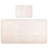 Kühlende Baby-Matratze mit Schneeflocken-Motiv, 71,1 x 132,1 cm, ultraweiche Bettauflagen für Erwachsene und Kinder, Rosa und Weiß