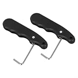 Jotekonoby Schnürsenkel für Rollhockey-Spanner, 2 Stück, Schwarz