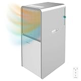 Cecotec - Mobile Klimageräte ForceClima 12650 Style Heating, 12000 BTU, Abdeckungsbereich 28 m2, Fernbedienung, Berührung, Wärmepumpe, Luftentfeuchter, LED -Bildschirm, 5 Modi, Timer
