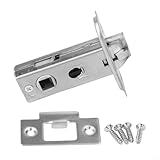 Türriegel für Badezimmer, Edelstahl, röhrenförmig, wendbar, 45 mm