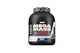 Weider Mega Mass 4000 - Weight Gainer Pulver mit 48g Protein & Kreatin pro Portion - Für Muskelaufbau & hohe Kalorienaufnahme - 3kg - Vanille