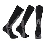 MEIION comfysox Energie Kompressionsstrümpfe Hochwertige Energy Socks - Sport Kompressionssocken für Fitness & Alltag | Kompressionklasse Stützstrümpfe für bessere Durchblutung