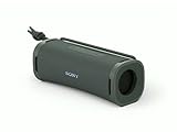 Sony ULT Field 1 - Kabelloser tragbarer Bluetooth-Lautsprecher mit ULT Power Sound, kraftvollem Bass, IP67, wasserdicht, staubdicht, stoßfest, 12h Akku, klare Gesprächsqualität, Outdoor - Forest-Gray