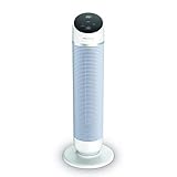 Rowenta 3-in-1 Turmventilator Silent Comfort, Heizlüfter, Ventilator und Luftfilter, 10 Stufen für jeden Bedarf, Eco-Heizmodus, Smart-Modus, Fernbedienung, Timer, Auto-Off, weiß, HQ8120