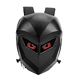 Yctze LED Knight Rucksack, DIY, Programmierbarer Farbbildschirm, 20 L, Hartschalen-Helm, Laptop-Rucksack für Reiten, Radfahren, Reisen, Wandern (Black)