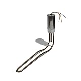 NPQRKJYH 47 mm unten eingesetzter Warmwasserbereiter, zusätzliches Solar-Elektro-Heizrohr, Anti-Trocken-Heizung mit Temperaturregelung(Type A)