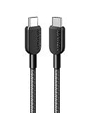 Anker USB C Kable (90cm), (60W/3A) USB C Fast Charging Cable for iphone 17/16/15 Samsung Galaxy S22, iPad Pro/Air, MacBook Pro 2020, Switch