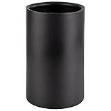 APS 36127 Doppelwandiger Flaschenkühler/Weinkühler für Flaschen mit max. Ø 10cm, schwarz/außen Ø 12 cm, H: 20 cm …