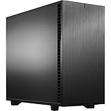 Fractal Define 7 Solid Black PC-Gehäuse - Vielseitiger Midi-Tower für ATX, Micro-ATX, ITX Mainboards, Großzügiger Innenraum, Leise, Hochwertiges Design