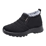 OrthopäDische Schuhe Damen Slip On Winterschuhe Schuhe für Geschwollene FüßE Damen Winter Thermo Gesundheitsschuhe Extra Breit Freizeitschuhe Reha Ohne Schnuersenkel Walkingschuhe Warme Winterboots