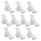 KOMBIUDA 10 Stück Kühlschrank Ersatz Regalhalter Clips Robuste Kühlregal Befestigung für Gefrierschrank und Kühlvitrine Einfache Montage Vielseitig Einsetzbar für Gewerbe und Haushalt