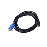 UKCOCO zum VGA-Kabel Videokabel Monitorkabel VGA-zu-Adapter Displayport-Kabel VGA auf Kabel zum Kabel zum VGA-Adapter zum Displayport-Adapter gold männlich zu vga zu vga coverter kabel