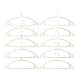 Krmoau Kleiderbügel | 10 Stücke Samtschwere Bügel Mit 360 Grad Drehung - Kleiderbügel Mit Aufhängern Für Kleiderschrank Tür - Tür