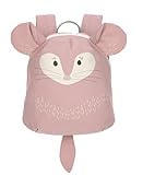 LÄSSIG Kleiner Kinderrucksack für Kita Kindertasche Krippenrucksack mit Brustgurt, 20 x 9.5 x 24 cm, 3,5 L/Tiny Backpack Chinchilla
