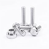 Bolzensicherheits-Anti-Diebstahl-Schrauben Bolzenmuttern M6 M8 M10 Bolzenschraube 304 Edelstahl Mountainbike-Markise Autozubehör(06-M8x40mm)