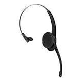 Cryfokt Einseitiges Business-Headset mit Effizienter und Stabiler Übertragung mit 5.0-Technologie für Kundendienstunternehmen, Schwarz