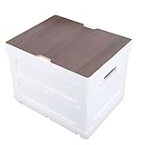 Brrnoo Faltbare Aufbewahrungsbox - Faltbarer Organizer mit Deckel, hochkapazitär, multifunktionale Storage-Box für Schrank, 16,7 L, praktisch und organisiert
