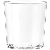 H&H Starck Gläser 6er-Set – 350 ml – dünnes Glas mit konischer Form – für Wasser, Säfte & Cocktails – spülmaschinengeeignet