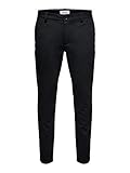 ONLY & SONS Herren Onsmark Pant Stripe Gw 3727 Noos Hose, Black, 36W 32L EU