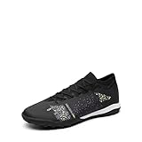 DREAM PAIRS Herren Fußballschuhe Hallenschuhe Fußballspiel Training Sportschuhe,Size 43,SCHWARZ,SDSS2404M-E
