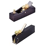 2 Stück Mini Holzhobel Handhobel, Holzbearbeitung Holzhobel Holz Schreiner Holzhandwerk Werkzeug für Trimmen, Holz Hobeln, Oberflächenglätten (A+B)