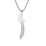 Csafyrt Europäischer und amerikanischer Stil Titanium Stahl Hohlschriften geschnittene Halskette Anhänger Anhänger großer Stahl Anhänger + Pl001 3,5 mm*60 cm