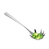 Nudel-Servierlöffel, Nudellöffel mit Zähnen, Kochutensilien, Nudellöffel, Spaghetti-Servierer, Edelstahl, Nudelsieb, Spaghetti-Sieb, Nudelsieb, Nudelsieb, Nudelsieb, Küche