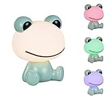 Reality Leuchten LED Kinder Tischleuchte Hopper R57971115, Kunststoff grün, inkl. 0.3 Watt RGB LED, Farbwechsel