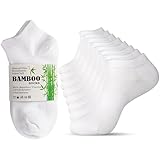 Jeasona 8 Paar Bambus Socken Damen 39-42 Sneaker Socken Damen 39-42 Weiß Kurz Anti Schweiß Socken Atmungsaktive Socken Bambus Sneaker Socken Ohne Naht An Den Zehen Bambussocken Sneakersocken