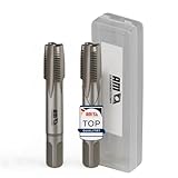 AM-Zerspanungstechnik Gewindeschneider Set M10 x 1,25 | Vorschneider + Fertigschneider | Gewindebohrer Set 2-tlg. | Handgewindebohrer (M10x1,25)