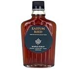 Easton Reed Bio Ahornsirup Grade A, Amber Rich Taste Kanadischer Sirup aus Quebec, für Pancakes Desserts und Marinaden, Veganer Zuckerersatz in Glasflasche, Bernsteinfarbener milder Maple Syrup