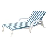 Tidevib Schnell trocknende doppelseitige Fleece-Strandkorbhülle mit sicheren Klappentaschen für Outdoor-Lounge-Stühle, 80 x 160 + 25 cm, 71 x 66 mm