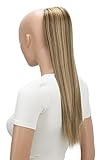 PRETTYSHOP 55cm Haarteil Zopf Pferdeschwanz Haarverlängerung Glatt Braun Blond Mix PH512