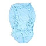 ANDRESLAD Blech Blatt Krippenmatratze Matratzen für Babybetten Babymatratzen für Krippe Spannbettlaken Single Bed Sheet bettpfannen Matratzenschutzhüllen Matratzenschoner Polyester Sky-Blue