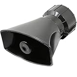 MDWZH Megaphon Lautsprecher Megaphone Auto-Notfallsirene, Autoalarmhorn, Lautsprechersystem, Bullhorn-Lautsprecher, Notfallverstärker, 60 W Megaphone