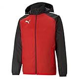 PUMA TeamLIGA All Weather Regenjacke Herren rot/schwarz, M (38 EU)