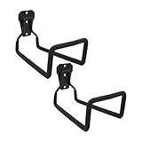 Losueeun 2 Stück Schlauchhalter Aus Metall, Robuster Schlauchhalter, Wandmontage, Gartenschlauchhalter, Garagenschlauchhaken