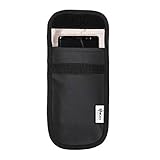 Signal Blocker Smartphonehülle (Handytasche) mit RFID, GPS, NFC Abschirmung - Anti Tracking - Anti Spion Tasche für Samsung, Huawei, iPhone, HTC, Kreditkarten | Anti Radiation | Faraday Tasche