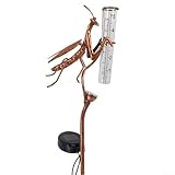 Outdoor-Regenmesser, Garten Solarenergie-Licht, Metall-Regenmesser, Landschaftsgarten, Regenfall-Monitor, wasserdichtes Boden-Rasenlicht
