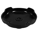 KONTONTY Hydraulische Heber Hydraulischer Wagenheber-pad-Adapter Wagenheberrad Wagenheber Für Auto Palettenheber Hydraulische Wagenheberauflage Wagenheberadapter Jack-pad Platte Stahl Black