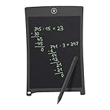 Wedo 66908501 LCD Schreib und Maltafel, mit Stift, Magnetstreifen, elektronische Löschung, 14,3 x 0,4 x 21,9 cm, schwarz
