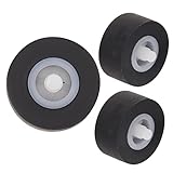 Angoily 3st VCR-andruckrolle Lagerrolle Für Video Audio-andruckrolle Funklagerrolle Andruckrolle Für Videogerät Andruckrolle Für Blockflöten Videolagerrolle Kassettenrekorder Black Plastik