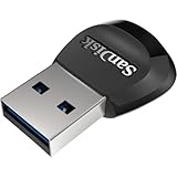 SanDisk MobileMate USB 3.0 Kartenleser (Für microSD Speicherkarten, kompaktes und robustes Design, abwärtskompatibel mit USB 2.0, 170 MB/s Übertragung)